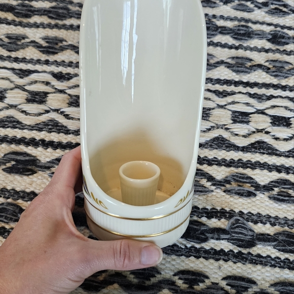 Vintage Lenox Nantucket Candle Holder Floral Print - Picture 7 of 7